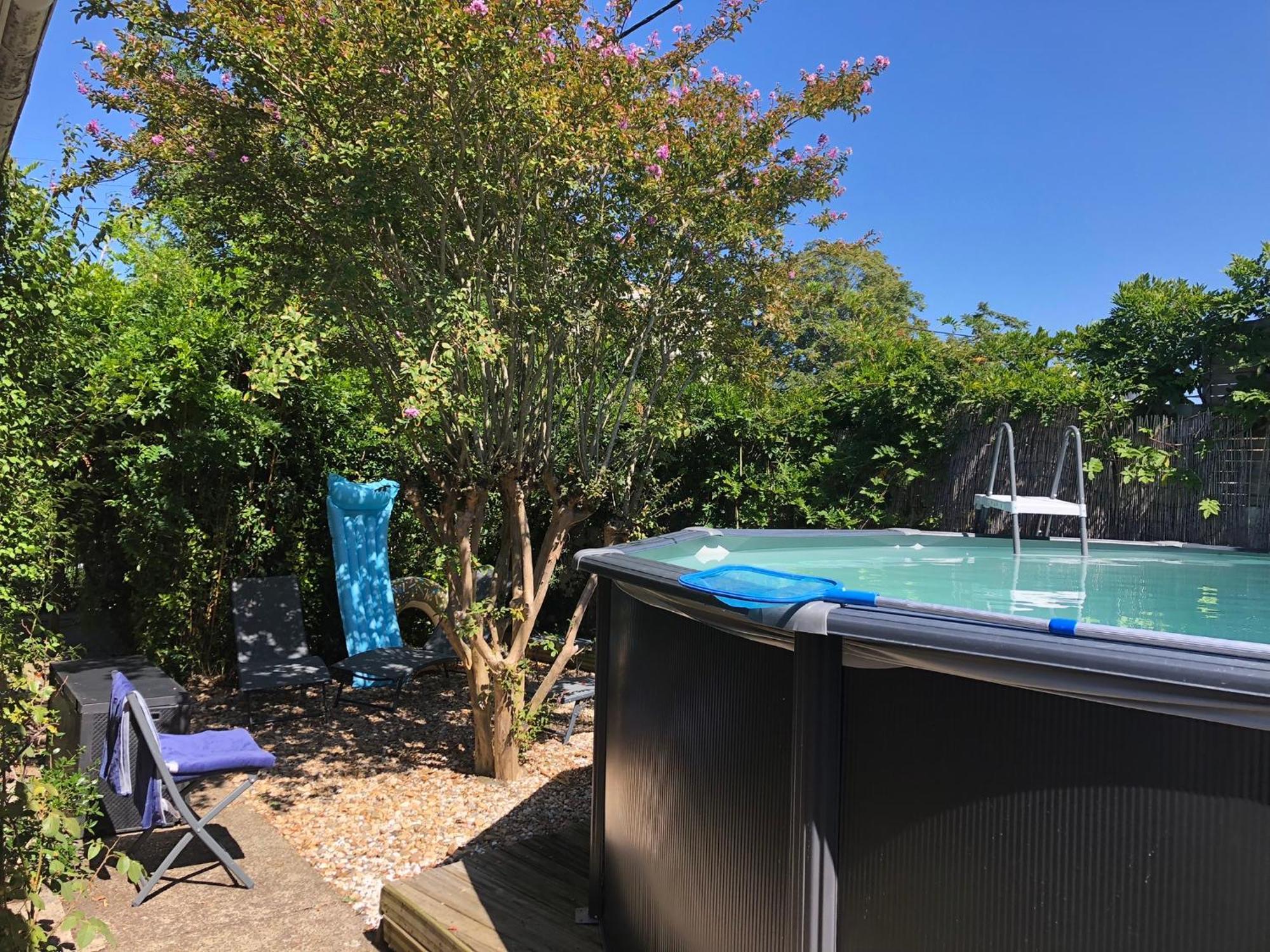 Maison A Arcachon Avec Piscine Hors-Sol Ngoại thất bức ảnh